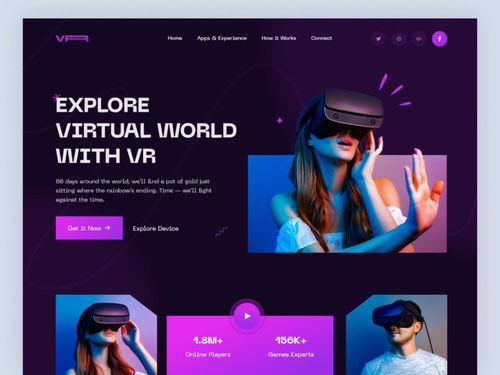 科幻已成現實 顛覆視覺的12組VR產品Web設計靈感助力國內廣告業(yè)務